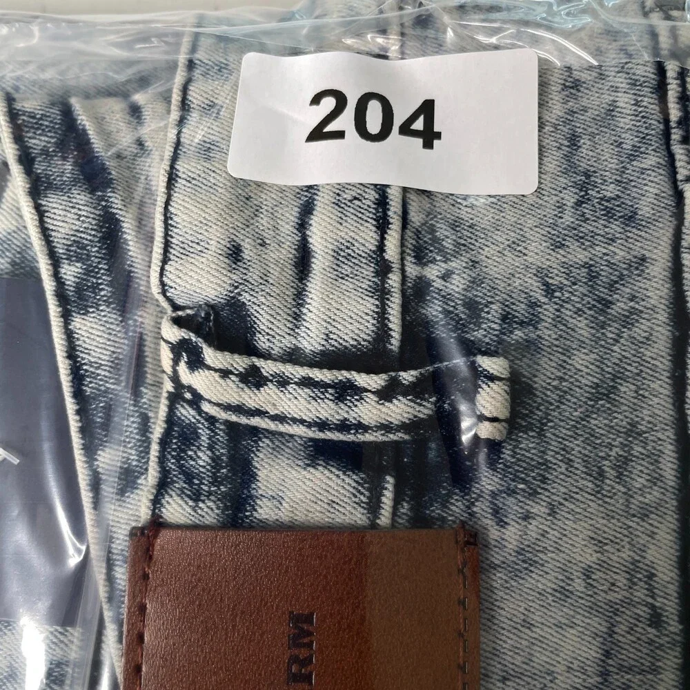 Phat Farm Jeans Mens 44 x 30 (Measures 29) Skinny Fit Stretch NWT Blue Denim